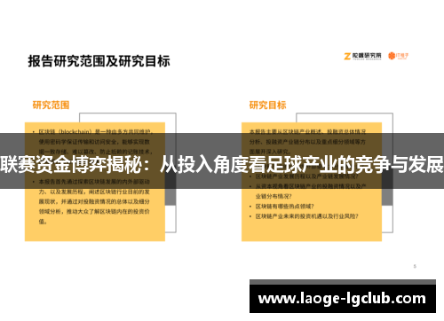 联赛资金博弈揭秘：从投入角度看足球产业的竞争与发展